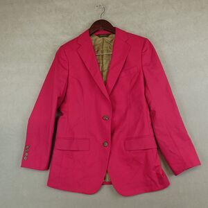 VTG Paul Stuart Blazer Women 6 Pink Wool Jacket Coat Career Office Canada Made